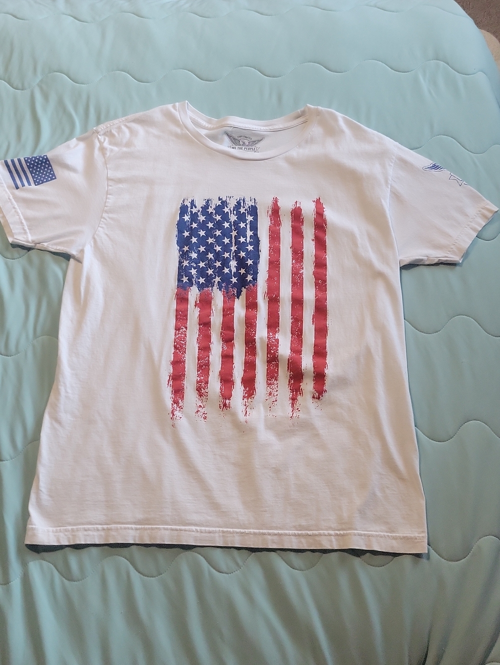 We The People Large White Flag. Brand New Never Worn